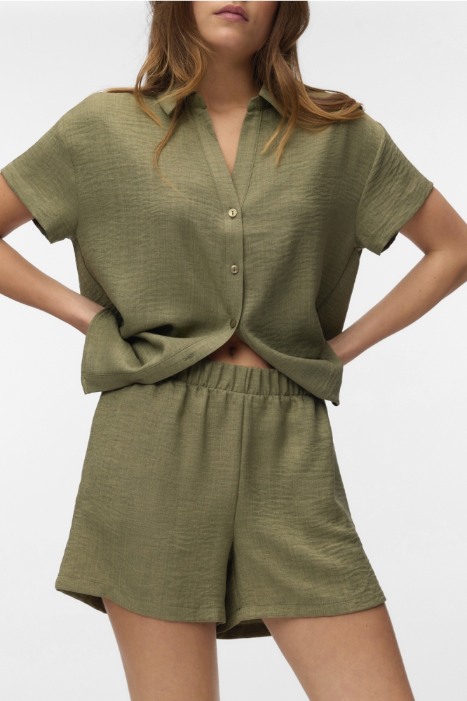 VMMELANEY SHORTS WVN GA NOOS 10325868 Laurel Wreath/Melange